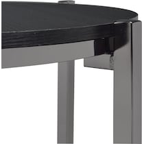 carlo black pc table set   