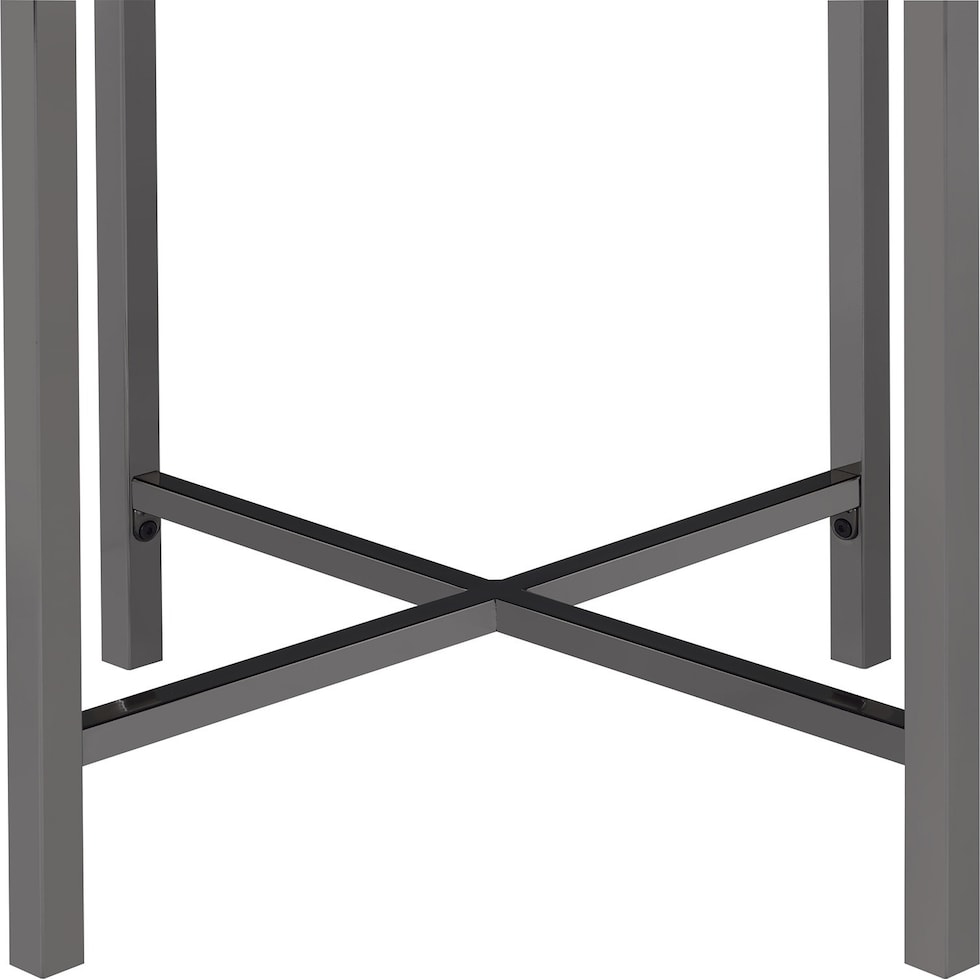 carlo black pc table set   