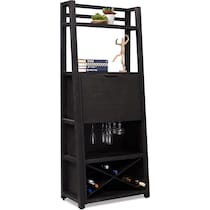 carlton black bar cabinet   