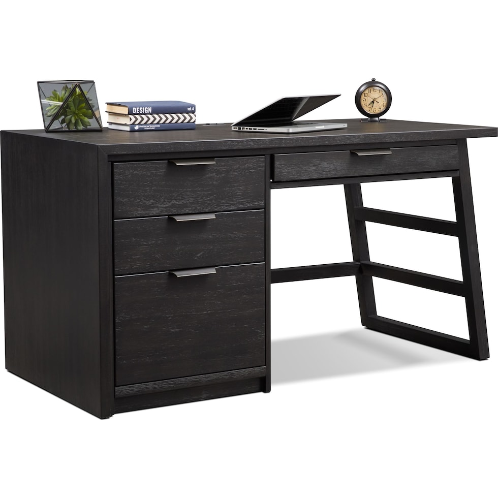 carlton black desk   