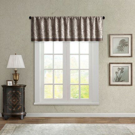 Carmack 18" Window Valance - Blue