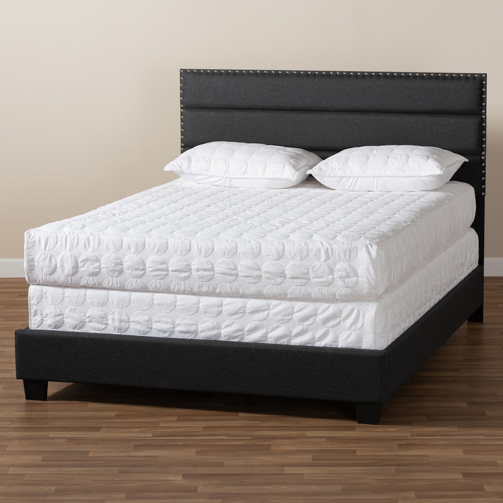 carmen gray queen bed   