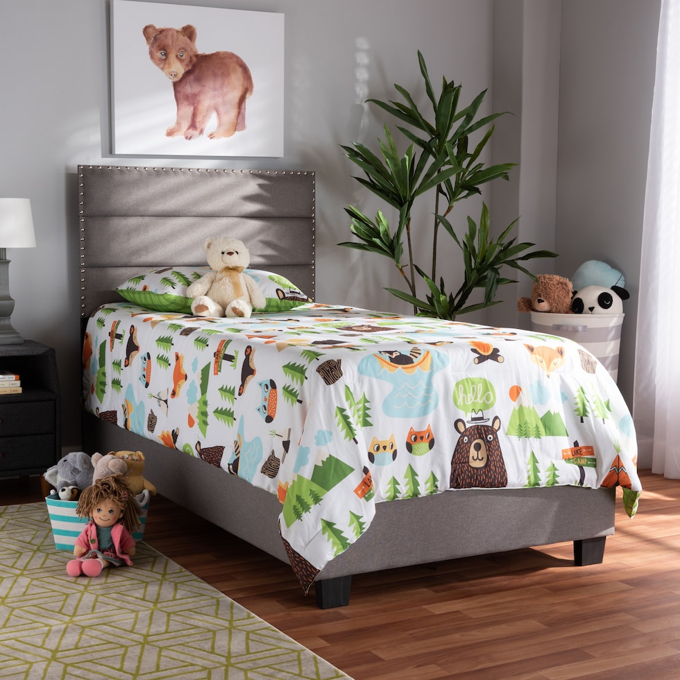 carmen gray twin bed   
