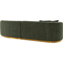 carmine green sofa   