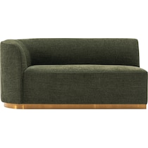 carmine green sofa   