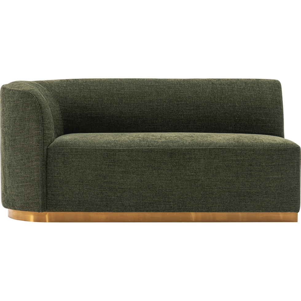 carmine green sofa   