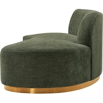 carmine green sofa   