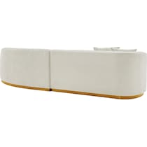 carmine ivory sofa   