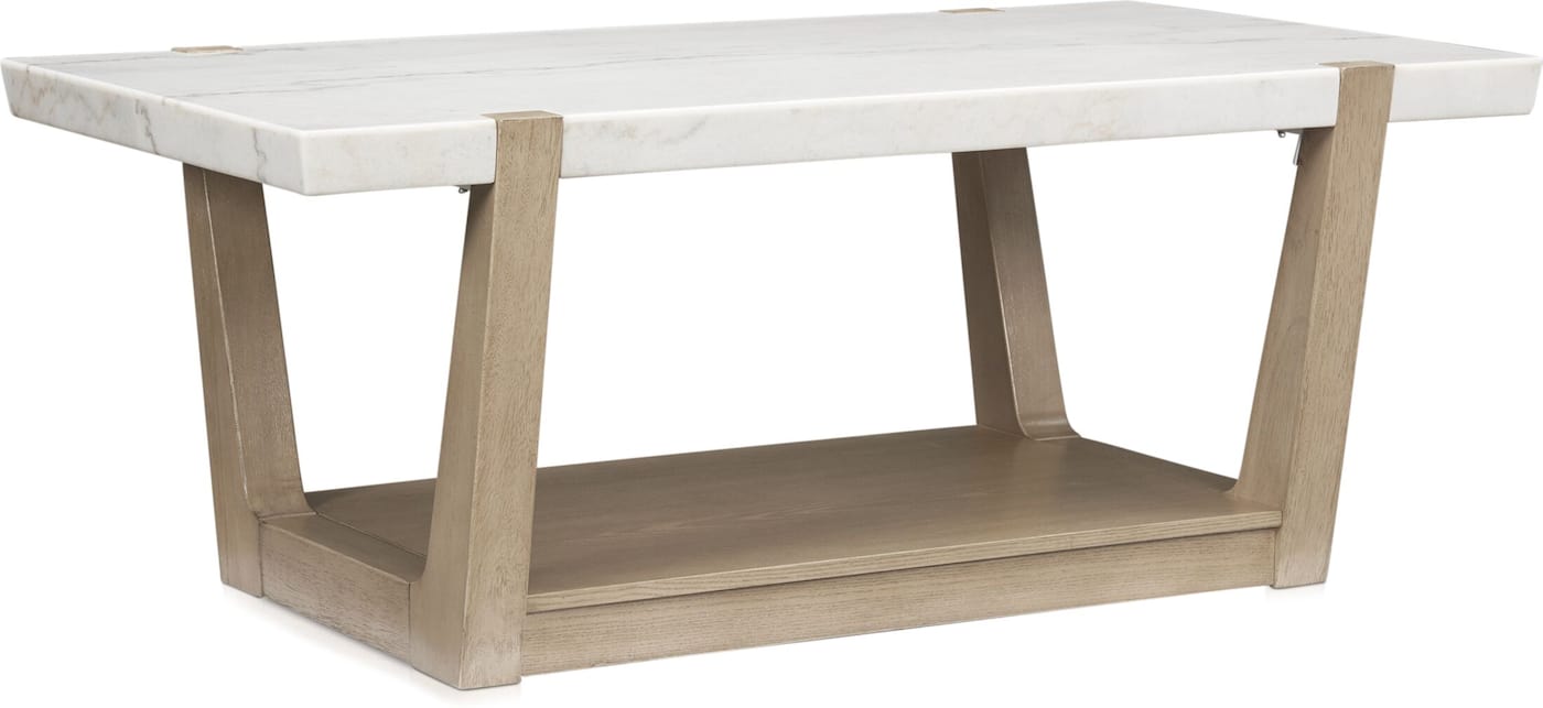 carolina white coffee table   