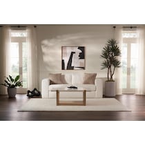 carolina white coffee table   