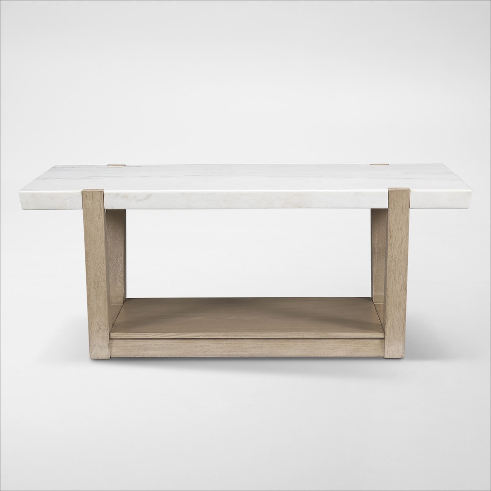 carolina white coffee table   