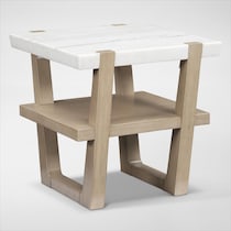 carolina white end table web   