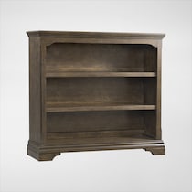 caroline dark brown bookcase   