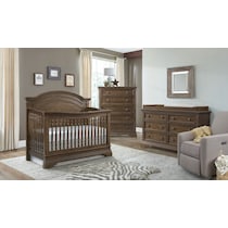 caroline dark brown changing topper   