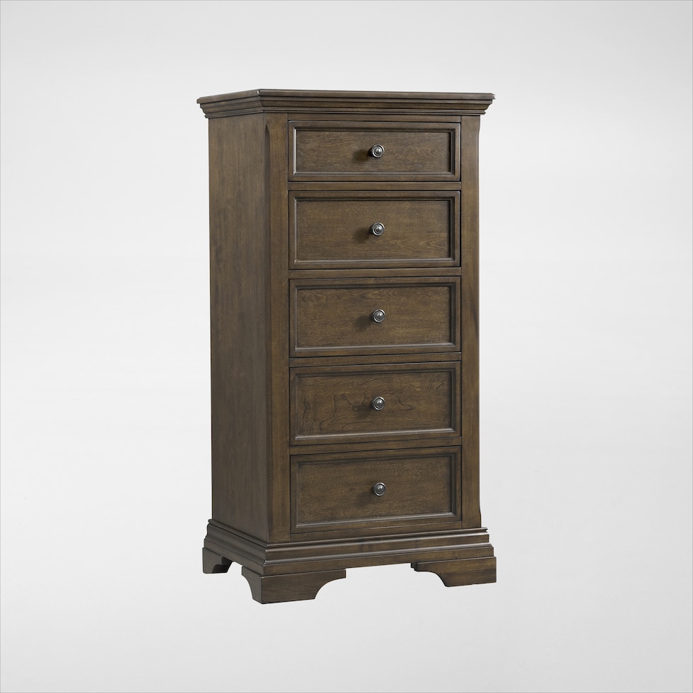 caroline dark brown chest   