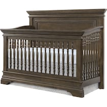 caroline dark brown crib   