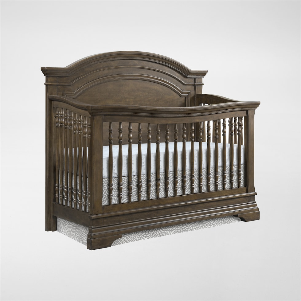 caroline dark brown crib   
