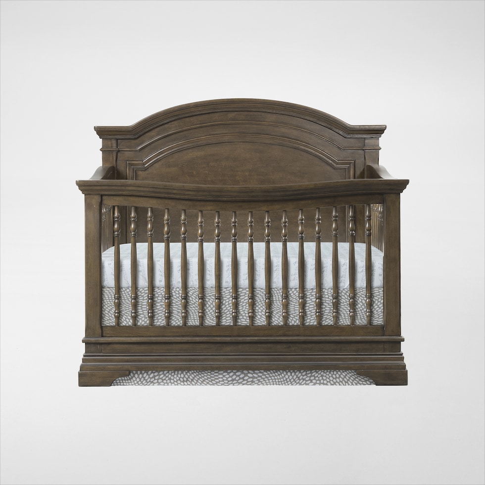 caroline dark brown crib   