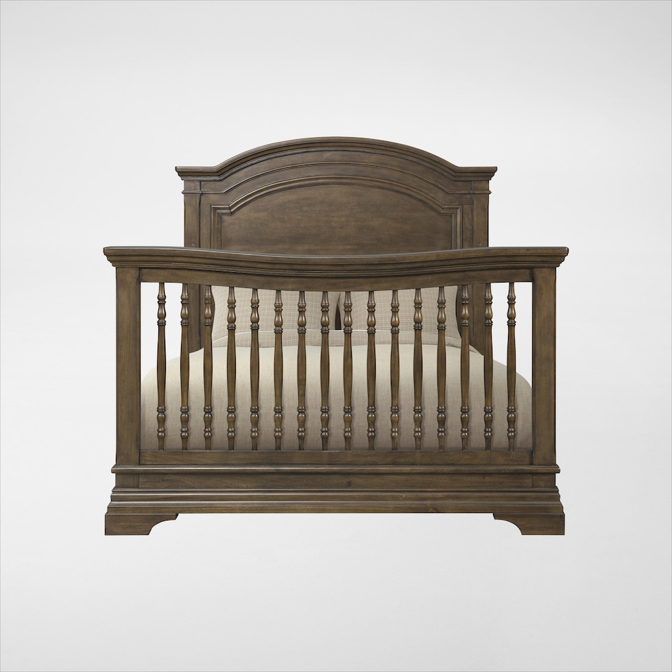 caroline dark brown crib   
