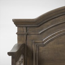 caroline dark brown crib   