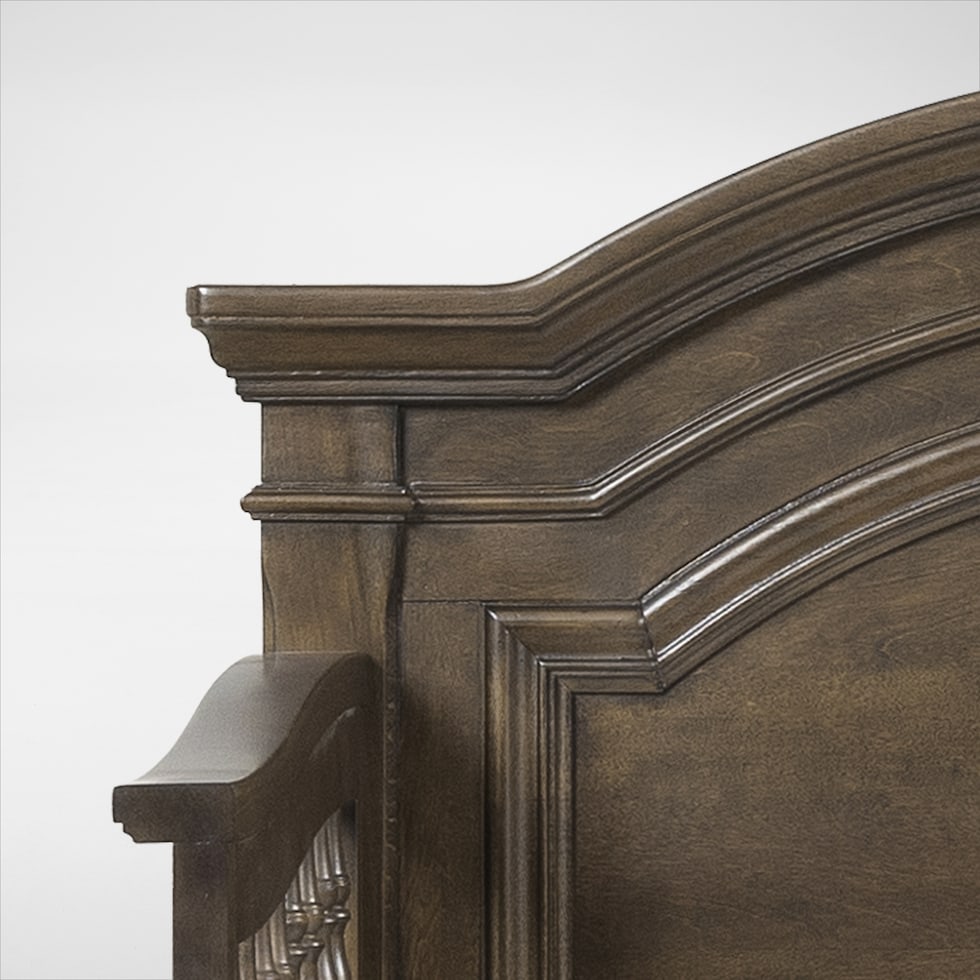 caroline dark brown crib   