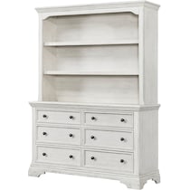 caroline white bookcase   