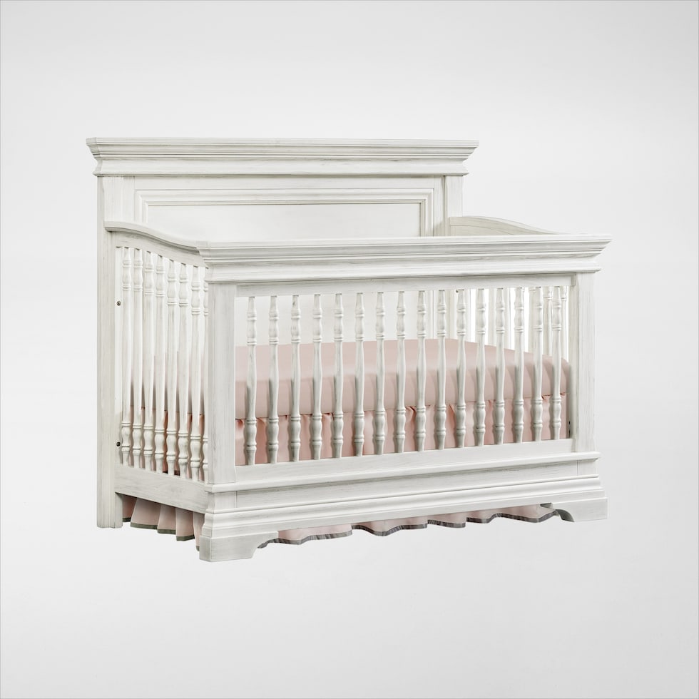 caroline white crib   