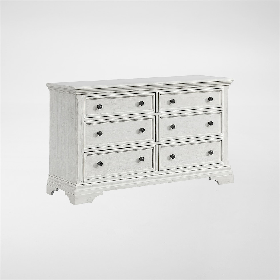 caroline white dresser   