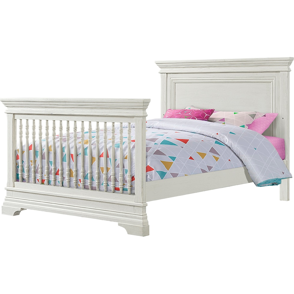 caroline white full bed rails   