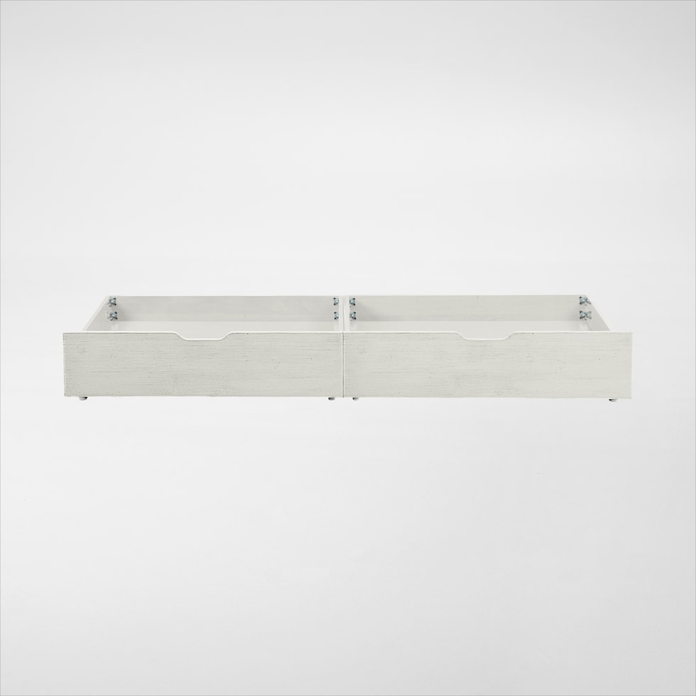 caroline white storage drawer   