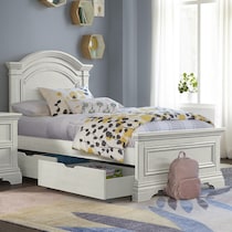 caroline white storage drawer   