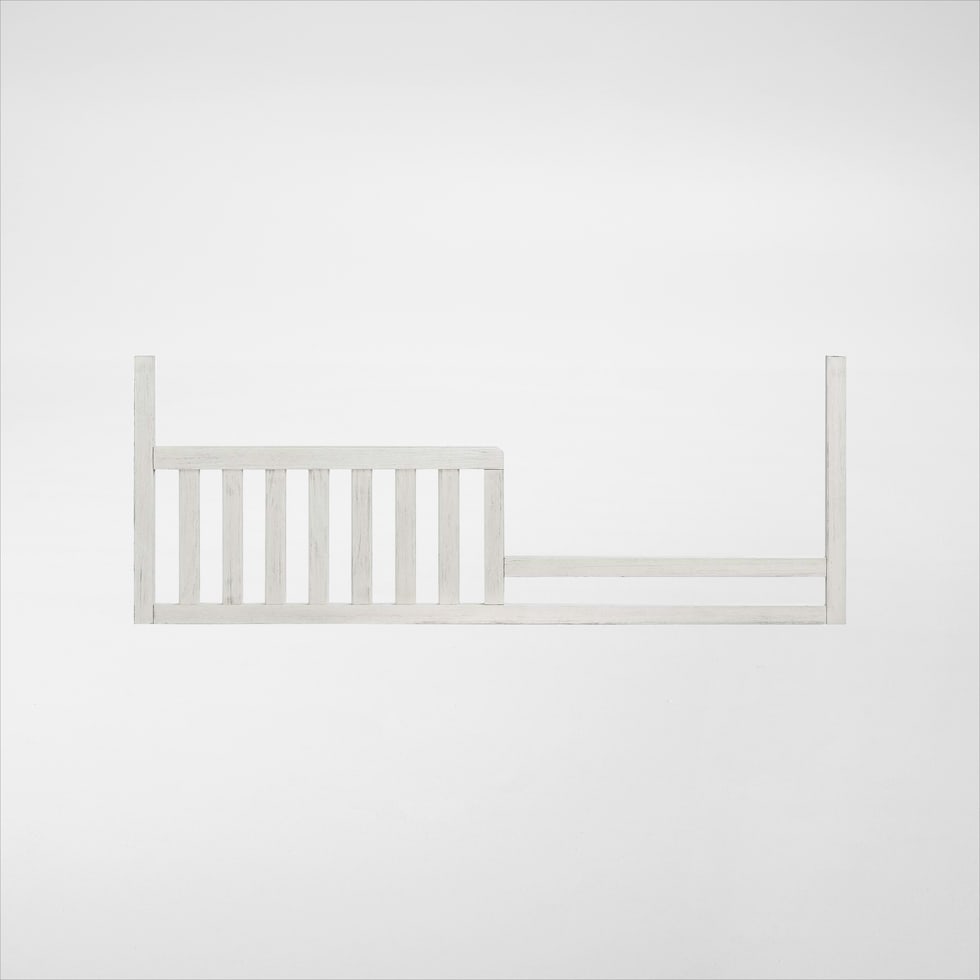 caroline white toddler rail   