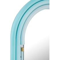 carri blue wall mirror   