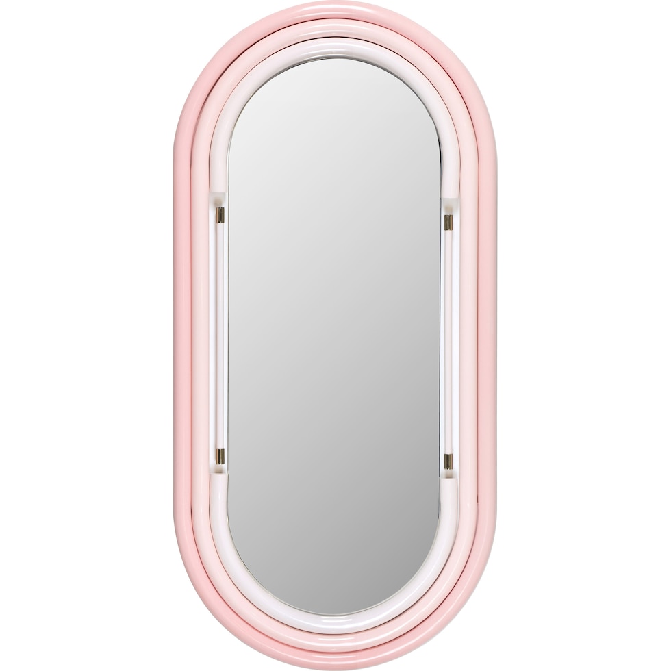 carri pink wall mirror   