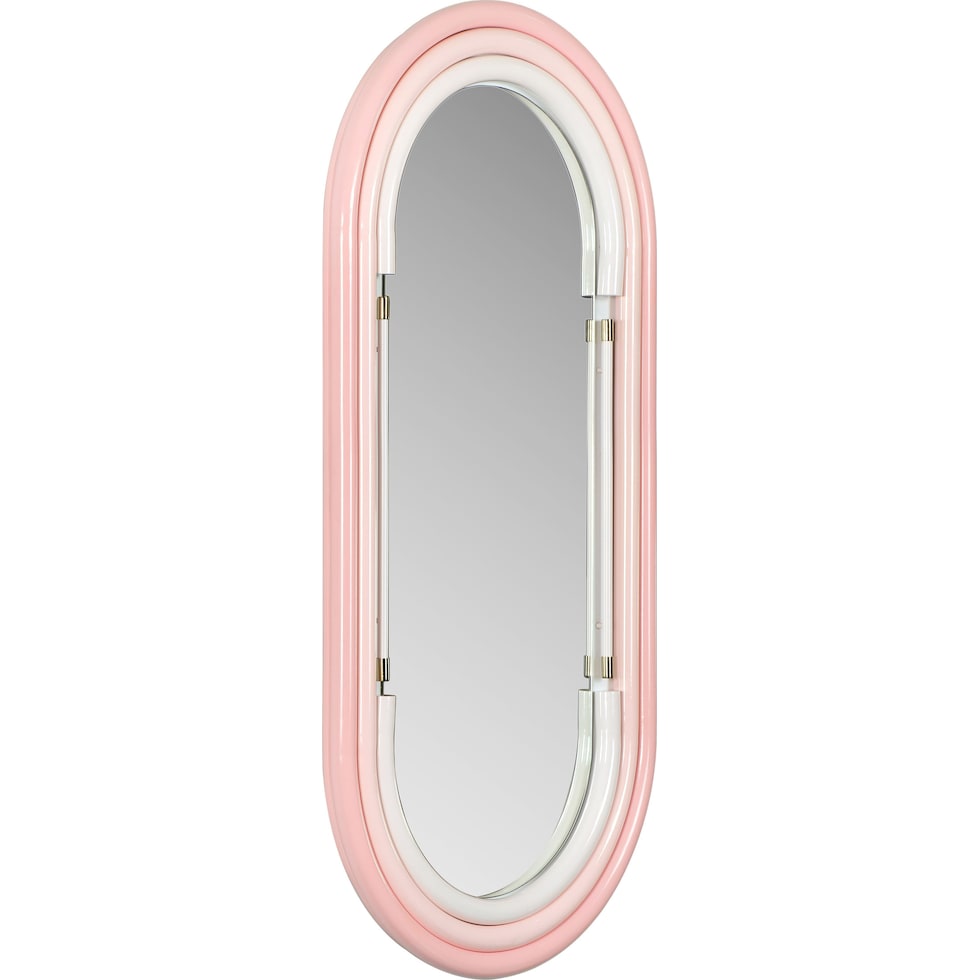 carri pink wall mirror   