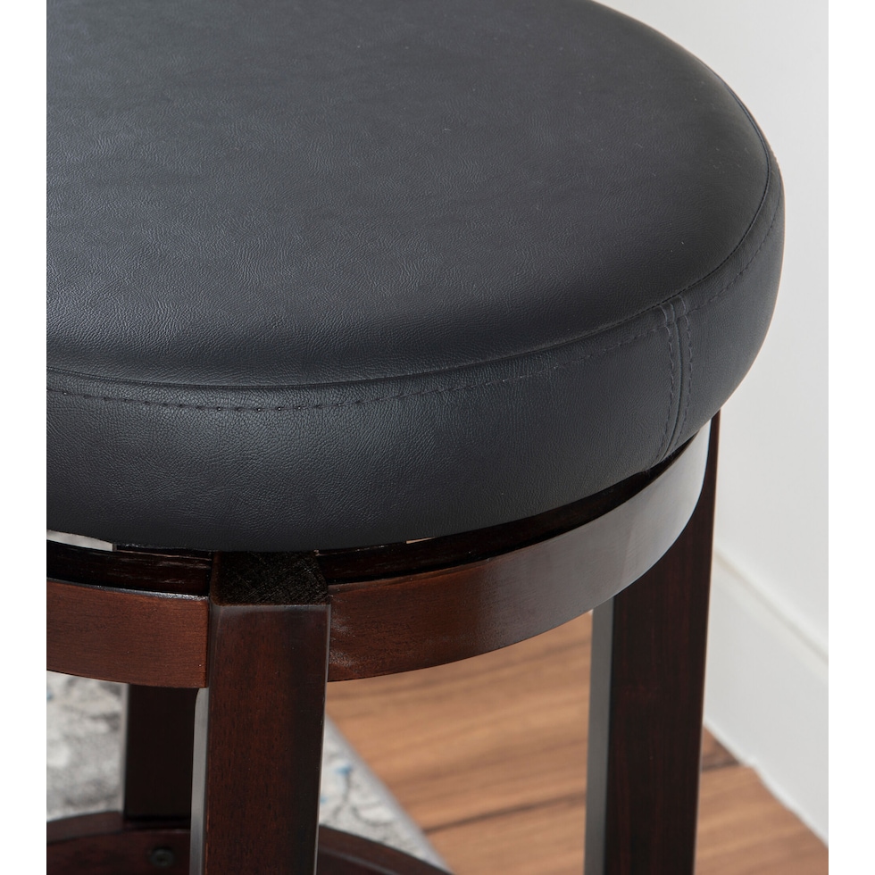 carrie black bar stool   