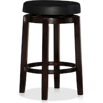 carrie black counter height stool   