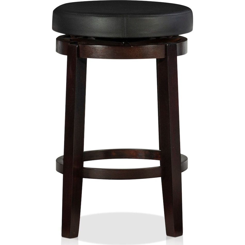 carrie black counter height stool   