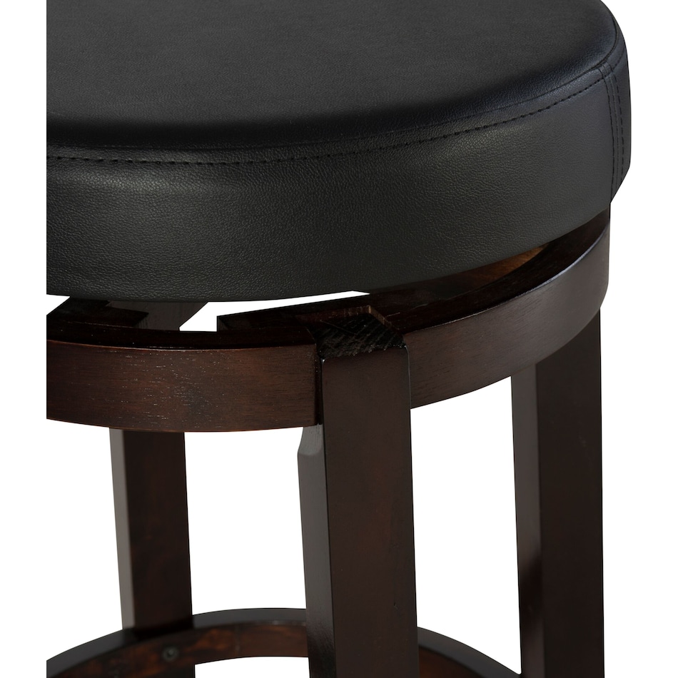 carrie black counter height stool   