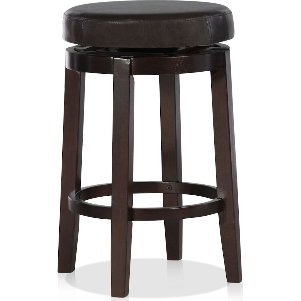 carrie dark brown counter height stool   