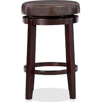 carrie dark brown counter height stool   