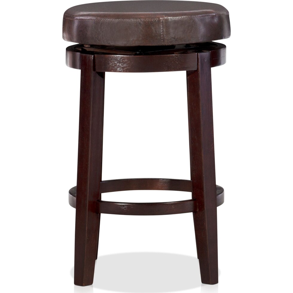 carrie dark brown counter height stool   