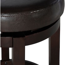 carrie dark brown counter height stool   