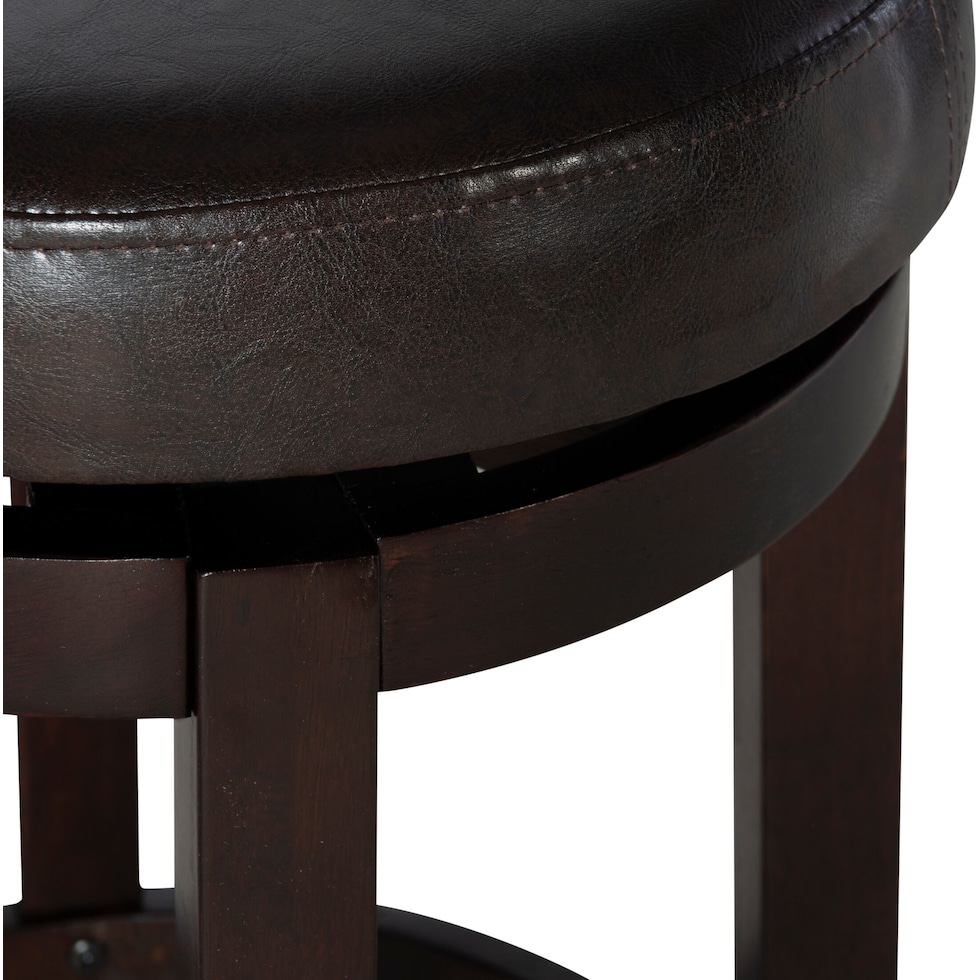 carrie dark brown counter height stool   