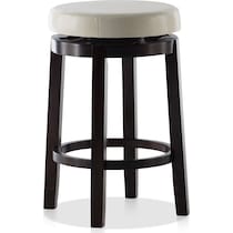carrie white counter height stool   