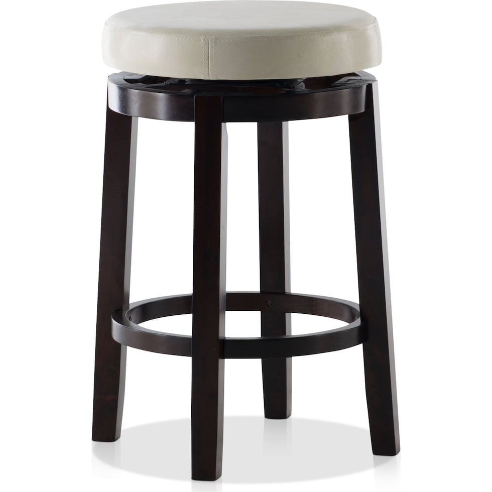 carrie white counter height stool   