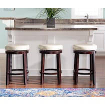 carrie white counter height stool   