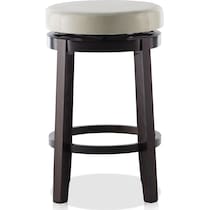 carrie white counter height stool   