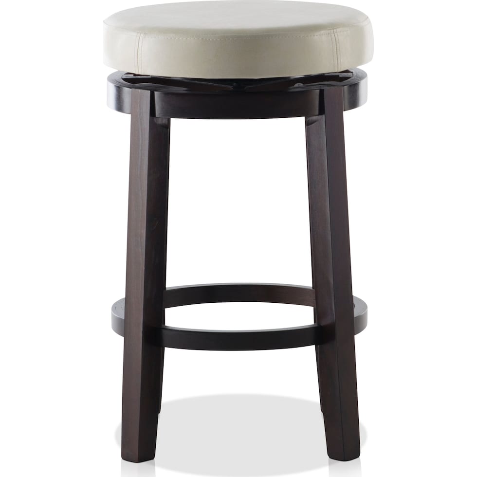 carrie white counter height stool   