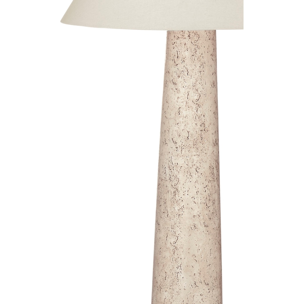 carrigan white floor lamp   